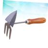 CAXUSD 2-Piece Mini Garden Tool Set with Hand Shovel and Rake view 3