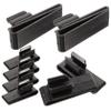 HANABASS Putter Bag Clip, 2-Pack, Black Plastic view 1