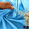 Fabric Mart Direct Blue Synthetic Silk Fabric by the Meter, 111 cm/44 in Wide, Iridescent Fabric for Bridal Dresses view 2