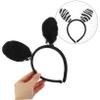 Zebra Ears and Tail Decorative Fabric Headband, 1 Set view 2