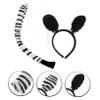 Zebra Ears and Tail Decorative Fabric Headband, 1 Set view 4