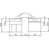 Anselmi AN1603D Concealed Door Hinge, 3D Adjustable, 60 kg view 3
