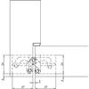 Anselmi AN1603D Concealed Door Hinge, 3D Adjustable, 60 kg view 4