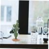 OUNONA Cactus-Shaped Resin Decor for Miniature Gardens and Tables view 4