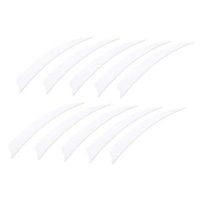Sosoport 20-Piece White Turkey Feather Arrow Fletching Set