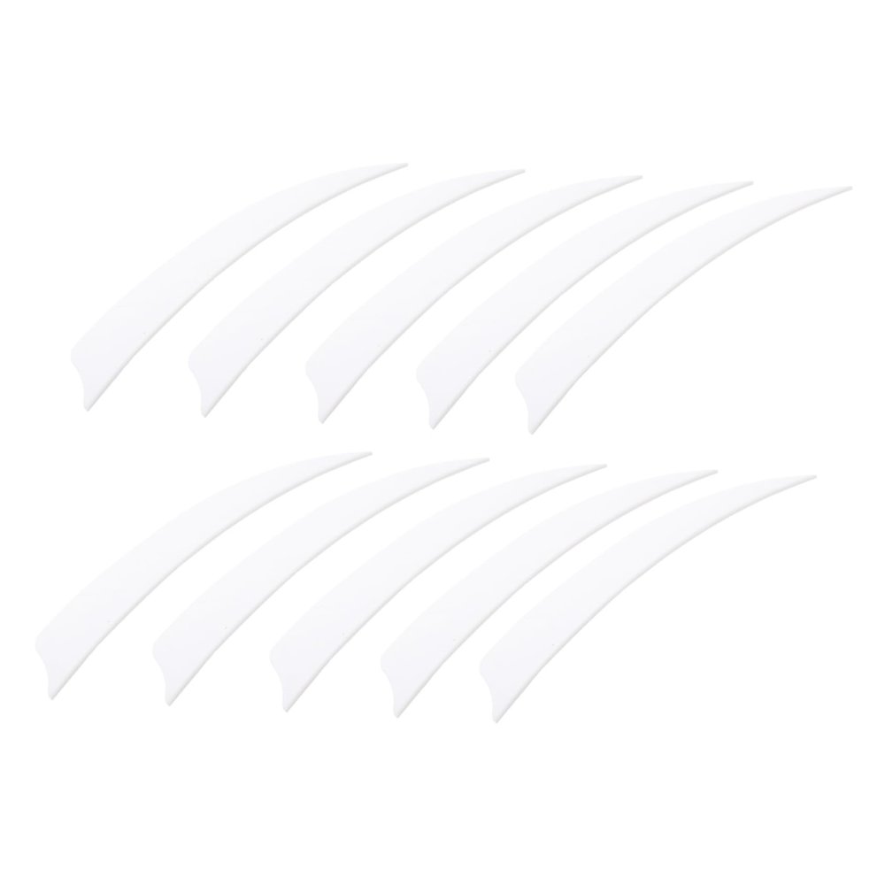 Sosoport 20-Piece White Turkey Feather Arrow Fletching Set