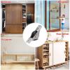 Black Nylon and Metal Sliding Door Rollers, 30 mm, 4-Pack view 2