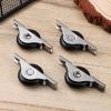 Black Nylon and Metal Sliding Door Rollers, 30 mm, 4-Pack view 3