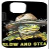 iPhone 12/12 Pro Case - Slow and Steady Turtle Hat view 3