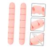 UPKOCH 2-Pack 8-Slot Silicone Cable Organizers, Pink view 2