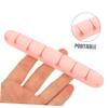 UPKOCH 2-Pack 8-Slot Silicone Cable Organizers, Pink view 3