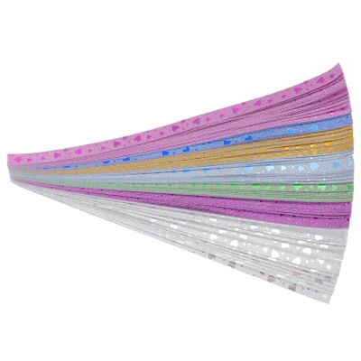 NUOBESTY 140-Piece Origami Paper Star Strips, Assorted Colors