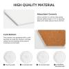 Hexagonal Ceramic Coasters with Brazilian Fingerprint Design view 4