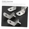 20 Iron Shelf Support Pegs, Silver, 6 mm view 2