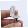 20 Iron Shelf Support Pegs, Silver, 6 mm view 4