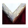 Heart-Shaped Baroque Wall Mirror, Gold and White view 2