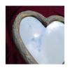 Heart-Shaped Baroque Wall Mirror, Gold and White view 3