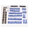 HMLTD Motorcycle Fairing Screw Kit for Suzuki GSX-R 600/750/1000 K1-K8, Blue view 1