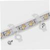 Veemoon 100 Transparent LED Light Strip Mounting Clips with Screws view 2