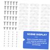 Veemoon 100 Transparent LED Light Strip Mounting Clips with Screws view 3