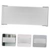 Operitacx Single-Sided Aluminum Alloy and ABS Silver Name Plate for Doors and Walls view 2