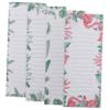 TEHAUX Magnetic Refrigerator Notepad, 4-Pack with Magnetic Back view 1