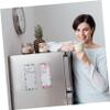 TEHAUX Magnetic Refrigerator Notepad, 4-Pack with Magnetic Back view 2