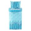 Bassetti MERGELLINA Bed Linen Set with 2 Pillowcases, 100% Cotton Sateen, Ocean Blue B1, 200 x 200 cm view 1
