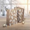 SIGEL Premium Gift Bags, Pine Cones and Pine Branches, Large, 5-Pack view 2