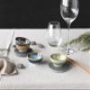Creatable 21724 Cascade 4-Piece Stoneware Soy Sauce Bowl Set view 2
