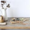 Creatable 21724 Cascade 4-Piece Stoneware Soy Sauce Bowl Set view 3