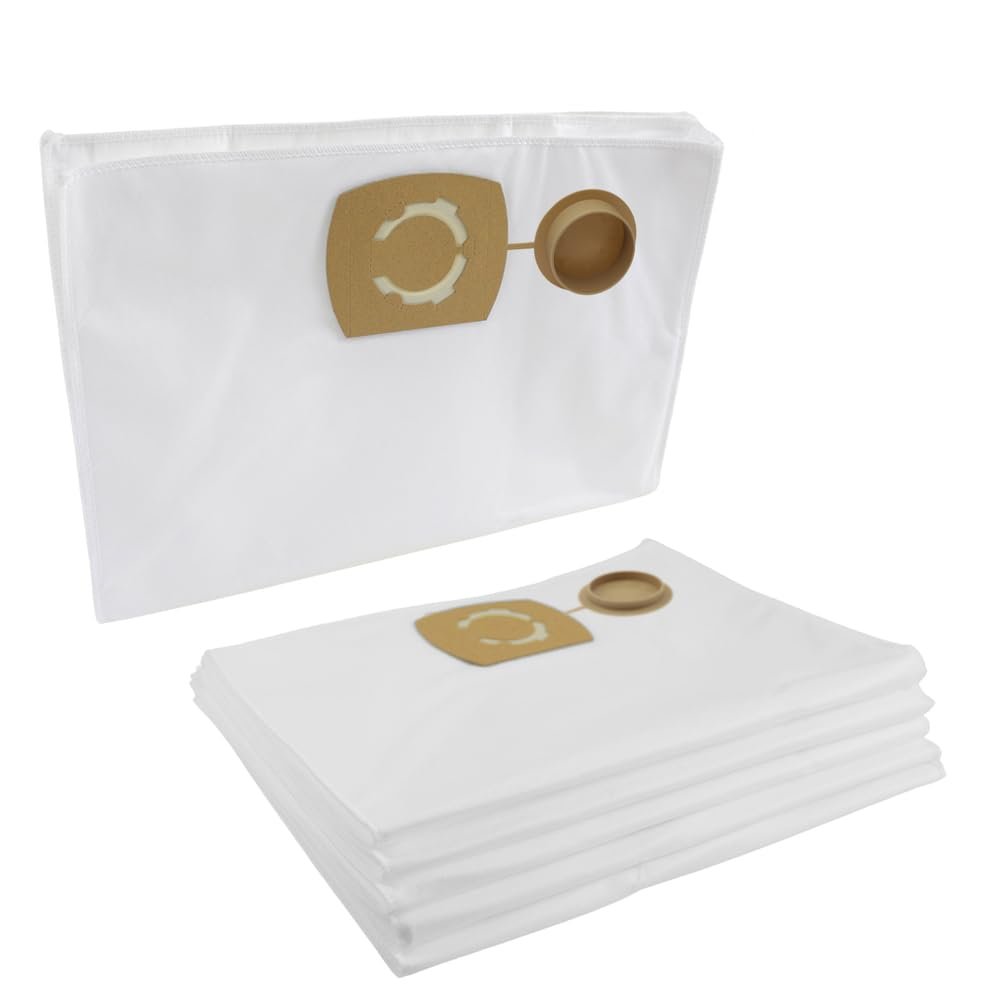 MisterVac | 5 Professional Vacuum Bags Compatible with Gde GNTS 30L Wet/Dry, 17002 Prof.