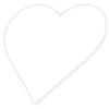 PLEXIGLAS Cut-to-Size White Heart, 3–50 cm view 1