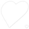 PLEXIGLAS Cut-to-Size White Heart, 3–50 cm view 2