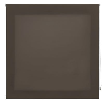 INTERBLIND Premium Roller Blind, Translucent, Smooth, 160 x 175 cm (W x H), Fabric Size 157 x 170 cm, Taupe, for Windows