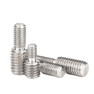NORAZE 5-Piece M8x20 to M10x20 304 Stainless Steel Camera Adapter, Double-Ended Threaded Reducing Screws