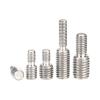 NORAZE 5-Piece M8x20 to M10x20 304 Stainless Steel Camera Adapter, Double-Ended Threaded Reducing Screws view 2