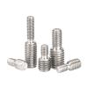 NORAZE 5-Piece M8x20 to M10x20 304 Stainless Steel Camera Adapter, Double-Ended Threaded Reducing Screws view 4