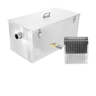 Stainless Steel Grease Trap, 800 × 400 × 400 mm