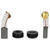 vhbw 2x Carbon Brushes 12.2 x 7.9 x 4.9 mm Compatible with Menzer (+ 2015) LHS 225 VARIO Sander, with Springs view 1