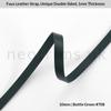 Faux Leather Strap Trim, Bottle Green #708, 10mm x 1 Meter view 2