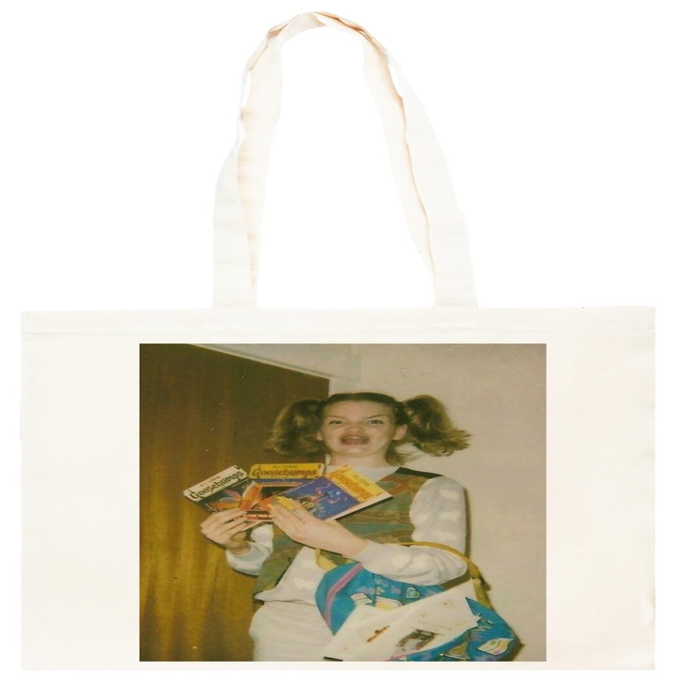 Poodle And Pooch Rescue Beige Reusable Cotton Tote Bag