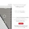 Schuette Blackout Honeycomb Pleated Blind, Silver Mist (Gray), 75 x 130 cm, Suprafix Screw-Mount Brackets view 2