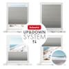 Schuette Blackout Honeycomb Pleated Blind, Silver Mist (Gray), 75 x 130 cm, Suprafix Screw-Mount Brackets view 3