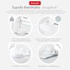 Schuette Blackout Honeycomb Pleated Blind, Silver Mist (Gray), 75 x 130 cm, Suprafix Screw-Mount Brackets view 4