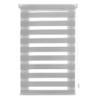 INTERBLIND | Tool-Free Day & Night Roller Shade, EasyFix, Gray, 70 x 130 cm view 1