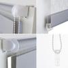 INTERBLIND | Tool-Free Day & Night Roller Shade, EasyFix, Gray, 70 x 130 cm view 2