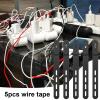 Shurzzesj Reusable Silicone Cable Ties, 4 Adjustable Holes view 2