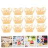 CAXUSD Gold Paper Muffin Cups with Butterfly Pattern, 30-Pack view 3