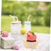 CAXUSD Gold Paper Muffin Cups with Butterfly Pattern, 30-Pack view 4